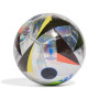 adidas EURO 2024 Fussballliebe Training Ballon de Foot Taille 5 Argenté Noir Multicolore