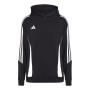 adidas Tiro 24 Sweat Hoodie Kids Zwart Wit