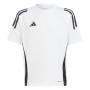 adidas Tiro 24 Voetbalshirt Kids Wit Zwart