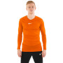 Nike Dri-FIT Park Sous-Maillot Manches Longues Orange Blanc