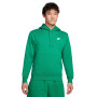 Sweat à capuche polaire Nike Sportswear Club vert blanc