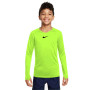 Nike Dri-FIT Park Ondershirt Lange Mouwen Kids Neongeel Zwart