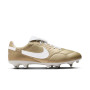 Nike Premier III Crampons Vissés Chaussures de Football (SG) Anti-Clog Doré Blanc