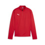 PUMA TeamGoal Training sweater 1/4-Zip Kids Red White