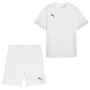 PUMA teamGOAL Matchday Tenue de Foot Enfants Blanc Noir