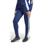 Pantalon d'entraînement adidas Tiro 24 pour femme, bleu foncé, blanc