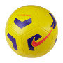 Ballon de football Nike Pitch Training, taille 5, jaune, violet, rouge vif