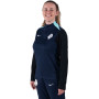 Nike KNVB Scheidsrechters Trainingstrui 1/4-Zip 2024-2026 Dames Donkerblauw Turquoise