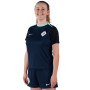 Nike KNVB Scheidsrechters Trainingsshirt 2024-2026 Dames Donkerblauw Turquoise