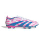 adidas Predator League Gras Football Shoes (FG) White Pink Blue