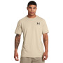 Under Armour Sportstyle Left Chest Logo T-Shirt Beige Zwart