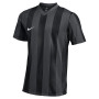 Nike Striped Division V Kids Football Shirt Dark Grey Black