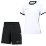 Nike Academy 25 Ensemble Training Femmes Blanc Noir Gris