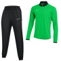 Nike Academy 25 Trainingspak 1/4-Zip Kids Groen Zwart Wit