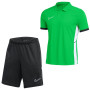 Nike Academy 25 Polo Trainingsset Groen Zwart Wit