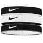 Nike Flex Classic Wide Hoofdbanden 3-Pack Zwart Wit