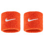 Nike Swoosh Classic Polsbanden 2-Pack Oranje Wit