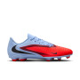 Nike Phantom 6 Low Club Gazon Naturel Artificiel Chaussures de Foot (MG) Bleu Clair Rouge Vif Noir