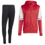 adidas Squadra 25 Hooded Trainingspak Full-Zip Rood Zwart Wit