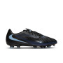 Nike Phantom 6 Low Academy Grass/Artificial Grass Football Boots (MG) Black Light Blue