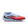 Nike Phantom 6 High Academy Grass/Artificial Grass Football Boots (MG) Light Blue Bright Red Black