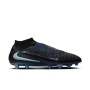 Nike Phantom 6 High Elite Artificial Grass Football Boots (AG) Black Light Blue