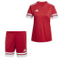 adidas Squadra 25 Tenue de Football Femmes Rouge Blanc