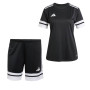 adidas Squadra 25 Tenue de Football Femmes Noir Blanc