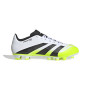 adidas Predator Club Gazon Naturel Gazon Artificiel Chaussures de Foot (MG) Blanc Noir Néon Jaune
