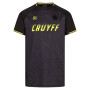 Cruyff Icon T-Shirt Kids Black Dark Grey Yellow