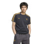 adidas Manchester United Terrace Icons T-Shirt Black Gold