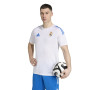 adidas Real Madrid European Training Shirt 2025-2026 White Blue