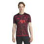adidas Liverpool Pre-Match Training Shirt 2025-2026 Black Red