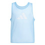 Chasuble d'entraînement adidas pour enfants, bleu clair