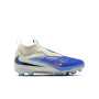 Nike Phantom 6 High Academy Gras Voetbalschoenen (FG) Kids Wit Blauw Geel