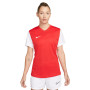 Nike Dri-FIT Tiempo Premier II Voetbalshirt Dames Rood Wit