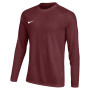 Nike Dri-FIT Park VIII Voetbalshirt Lange Mouwen Donkerrood Wit