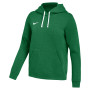 Pull à capuche en polaire Nike Park 26 pour femmes, vert foncé et blanc