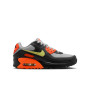 Nike Air Max 90 Leather Sneakers Kids Grey Black Orange