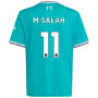 adidas Liverpool M. Salah 11 Derde Shirt 2025-2026 Kids