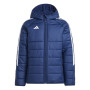 adidas Tiro 24 Winterjas Kids Donkerblauw Wit