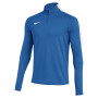Haut d'entraînement Nike Dri-FIT Strike 26 1/4-Zip bleu blanc