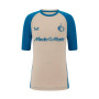 Castore Feyenoord Pre-Match Trainingsshirt 2025-2026 Kids Donkerblauw Grijs