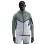 Gilet de sport Nike Tech Fleece vert foncé beige noir