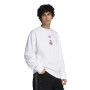 adidas Real Madrid Lifestyler Crew Sweater Wit Paars