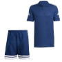 Ensemble d'entraînement adidas Squadra 25 Polo bleu foncé blanc