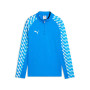 PUMA teamLIGA26 Trainingstrui 1/4-Zip Kids Blauw