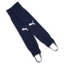 PUMA teamLIGA26 Core Stirrup Sleeves Donkerblauw Wit