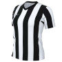 Maillot de football Nike Striped Division V pour Femmes, blanc et noir