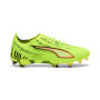 PUMA Ultra 6 Ultimate Gazon Naturel Chaussures de Foot (FG) Néon Jaune Rouge Noir